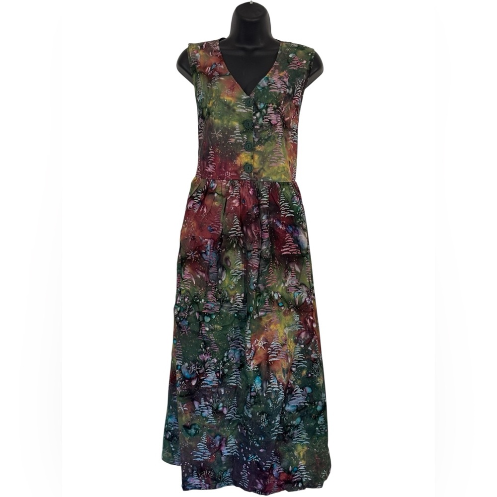 Vintage Sleeveless Maxi Dress